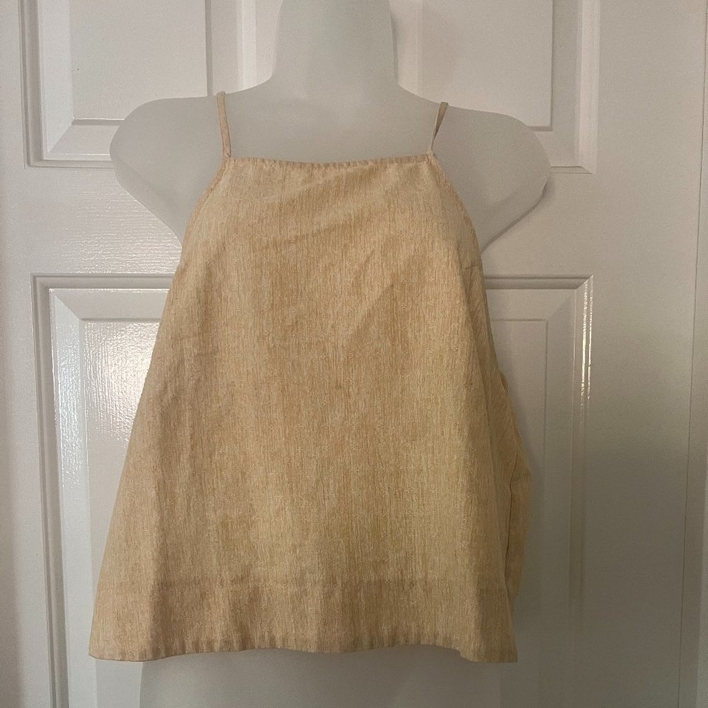 Wild Honey Yellow Spaghetti Strap Top